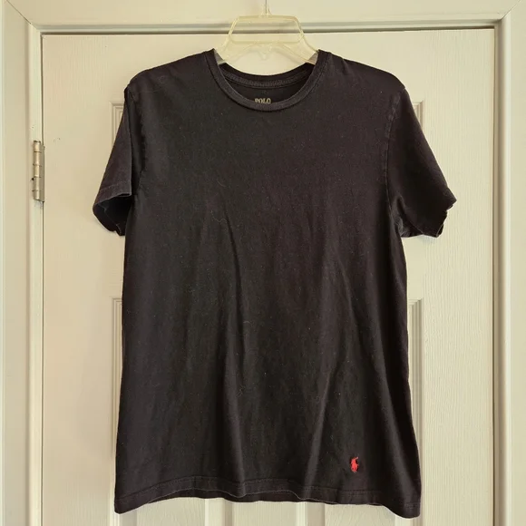 Polo by Ralph Lauren 2 T-Shirts (1) Black & (1) Gray Sz Med - Picture 7 of 9